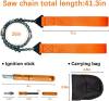 🎁TikTok Last Day Sale - 70% OFF🎉Manual Hand Steel Rope Chain Saw