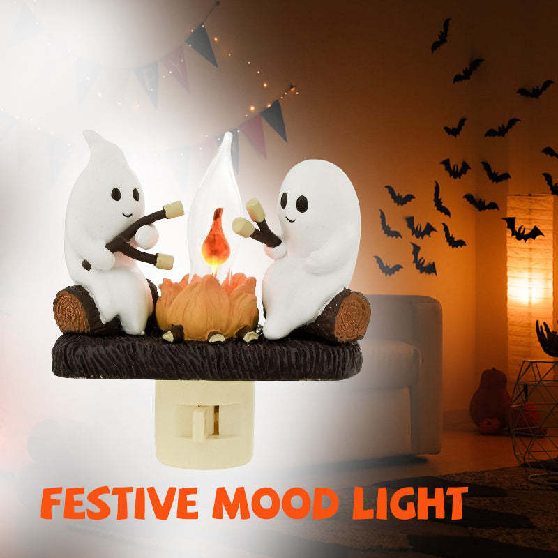 (🎃Early Halloween Sale - 49% OFF)👻2024 Ghost Campfire Flickering Nightlight