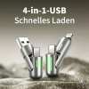 🔥Letzter Tag 49% RABATT🔥 4-in-1 USB-Ladekabel mit schneller Ladung MAX 240W（Versand aus Deutschland）