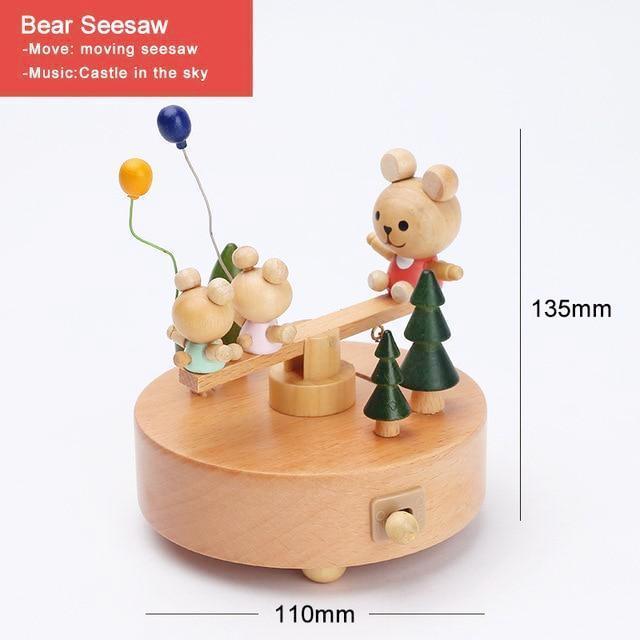 (New Year's Pre-Sale-Save 50% Off)Handmade Wooden Rotating Music Boxes - 🔥BUY 2 FREE SHIPPING