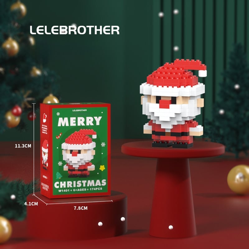 🔥Last Day 50% OFF🎄Santa Claus Design Building Blocks Toy