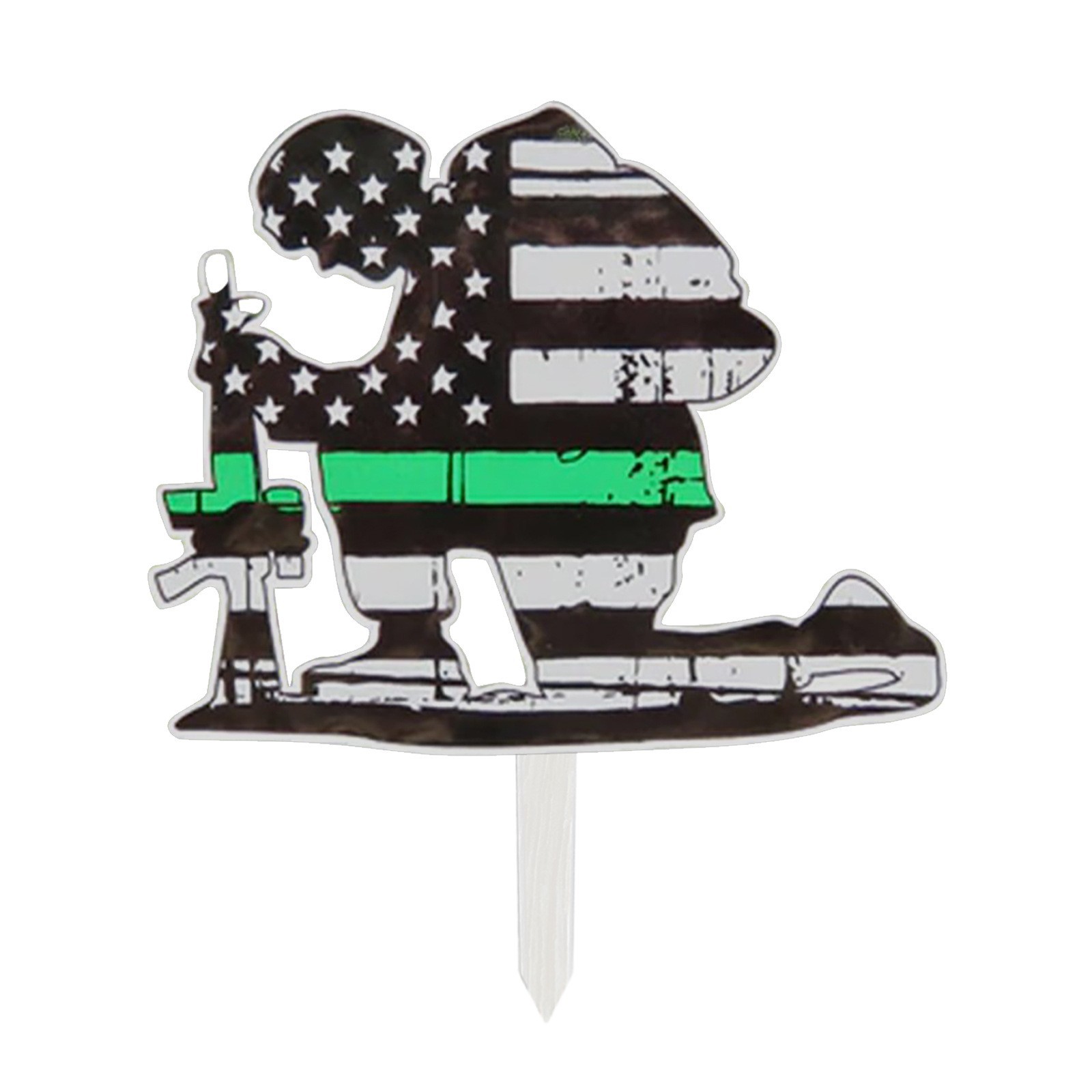 Soldier Silhouette Garden Decoration - Veterans Memorial