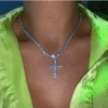 🔥Last Day Promotion - 50% OFF🎁Moissanite Cross Necklace for Men&Women