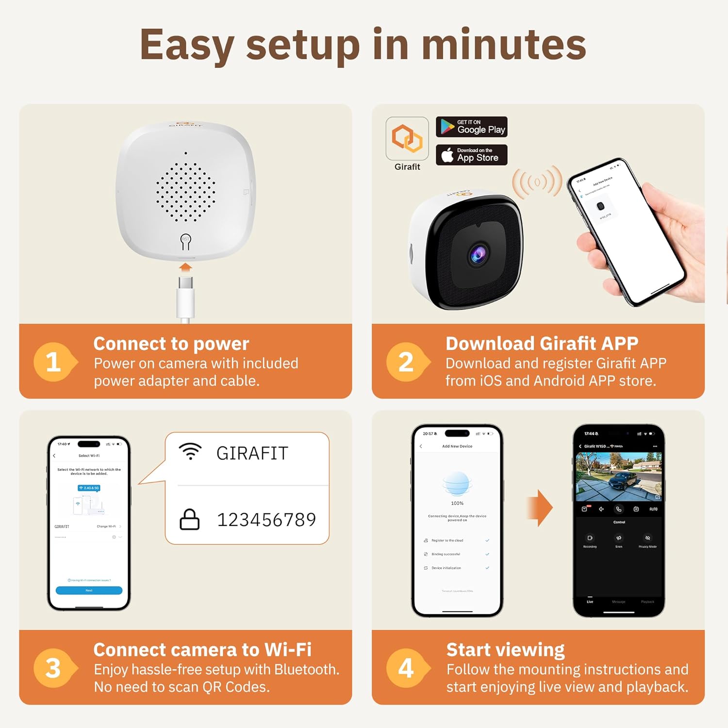 🔥 crystal-clear 2K security camera 🎥 Color Night Vision 🌙 24/7 Recording & Smart Alerts 🚨 Easy Install! 🔒