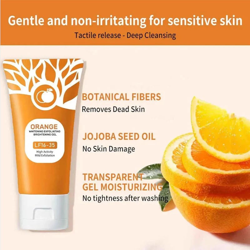 🎁TikTok Last Day Sale - 70% OFF🔥CitrusFlash™ 2025 Micro-Exfoliator--Orange Enzyme Exfoliating Gel