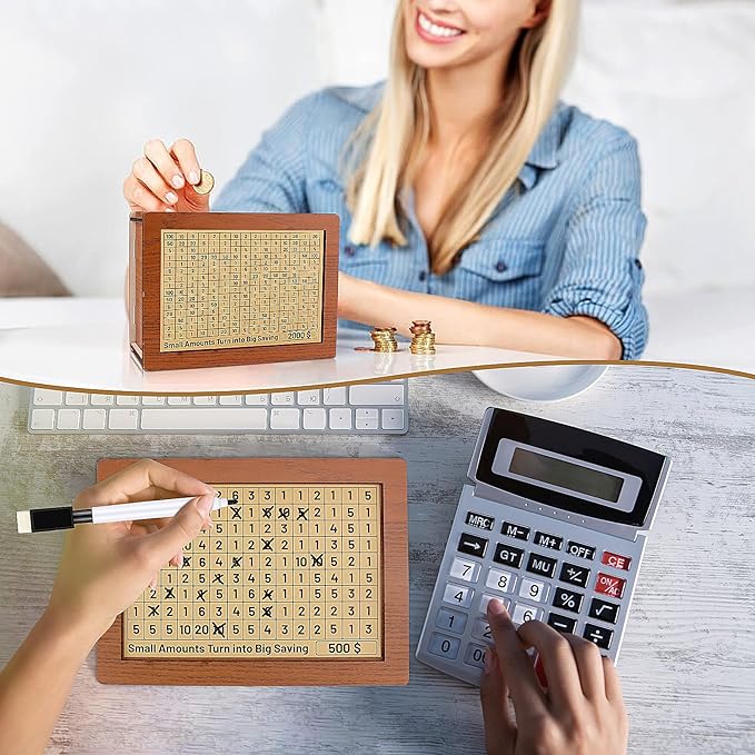 🎁Last Day Sale 49% OFF🎁Cash Vault Wooden Savings Box