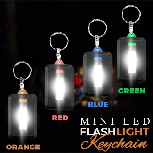 (🔥HOT SALE - SAVE 49% OFF) Mini LED Flashlight Keychain-BUY 5 GET 3 FREE