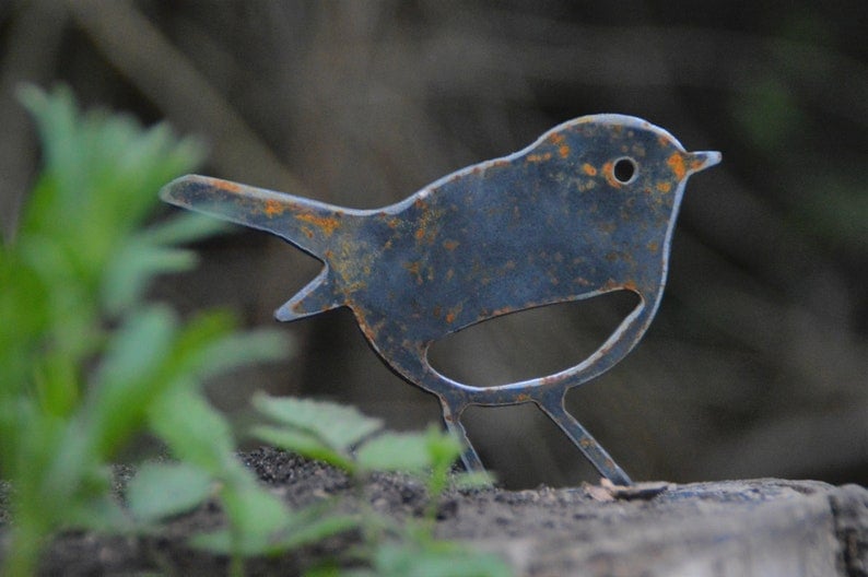 🎖️July 4th Flash Sale: 50% OFF Sitewide! 💕My Little Robin •Garden Bird •Garden Ornament • Garden Metal Art