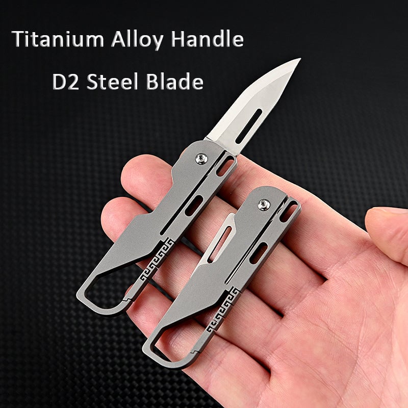 Multifunctional keychain knife