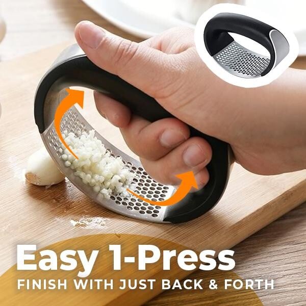 (🌲EARLY CHRISTMAS SALE - 49% OFF) Stainless Steel Garlic Press, BUY 3 GET 2 FREE & FREE SHIPPING