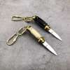 Mini Italian Stiletto Switchblade Knife With Key Chain