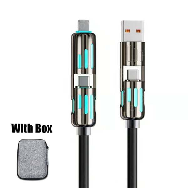 🔥Last Day 49% OFF🔥 4-in-1 USB Charging Cable fast charging (With Box)
