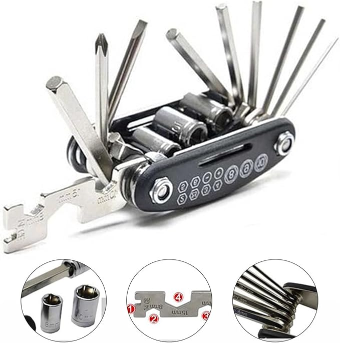 (🎄Christmas Hot Sale - 49% OFF) 16-in-1 Chrome Plating EDC Multitool