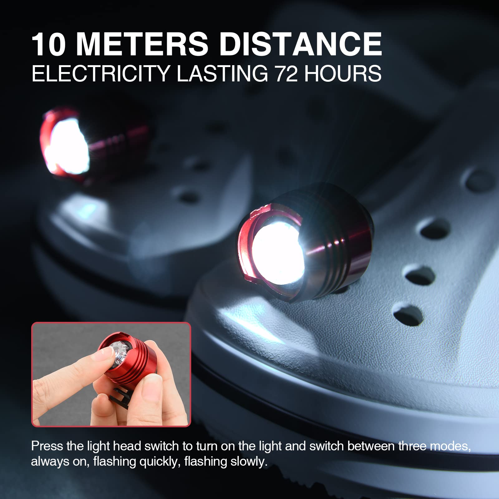 (🔥New Year Hot Sale- 49% OFF) 2 pcs Crocs Headlights- Only $9.98 Each Today