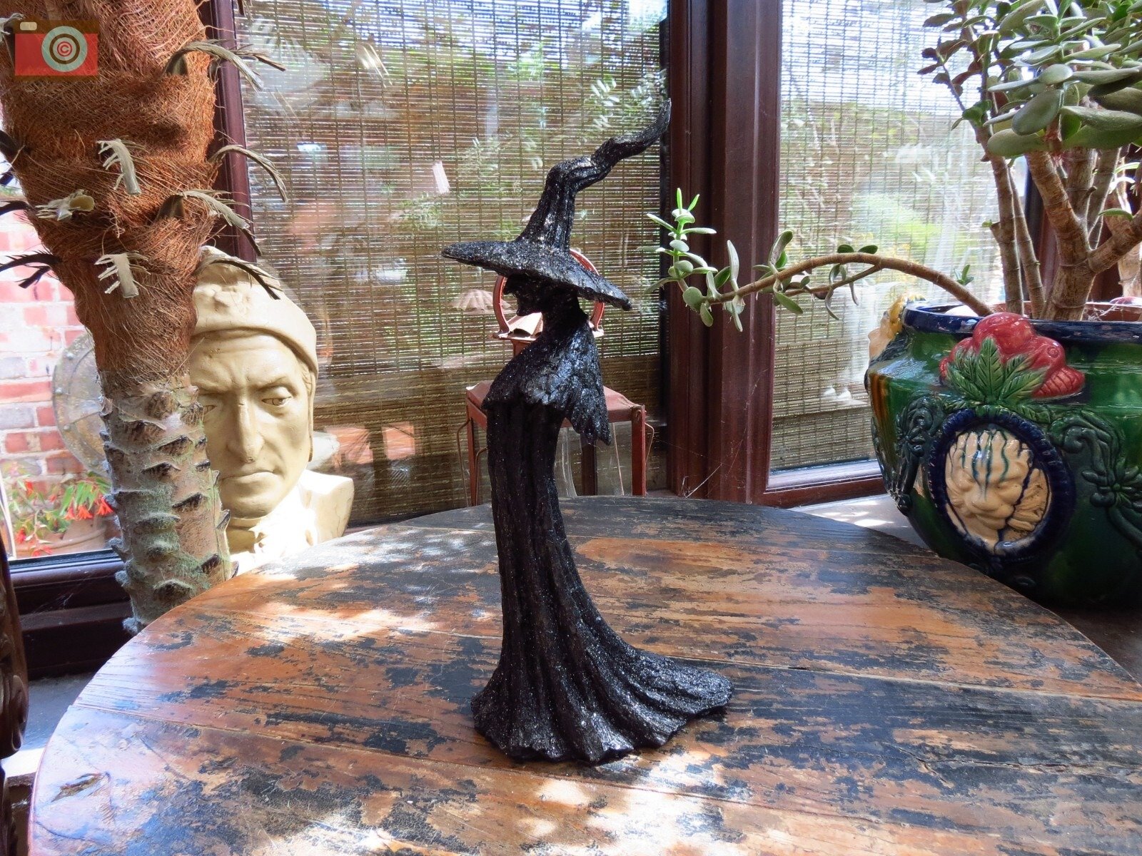 🎁TikTok Last Day Sale - 70% OFF🧙‍♀️💫Handmade Black Witch Statue: The Guardian of Your Home