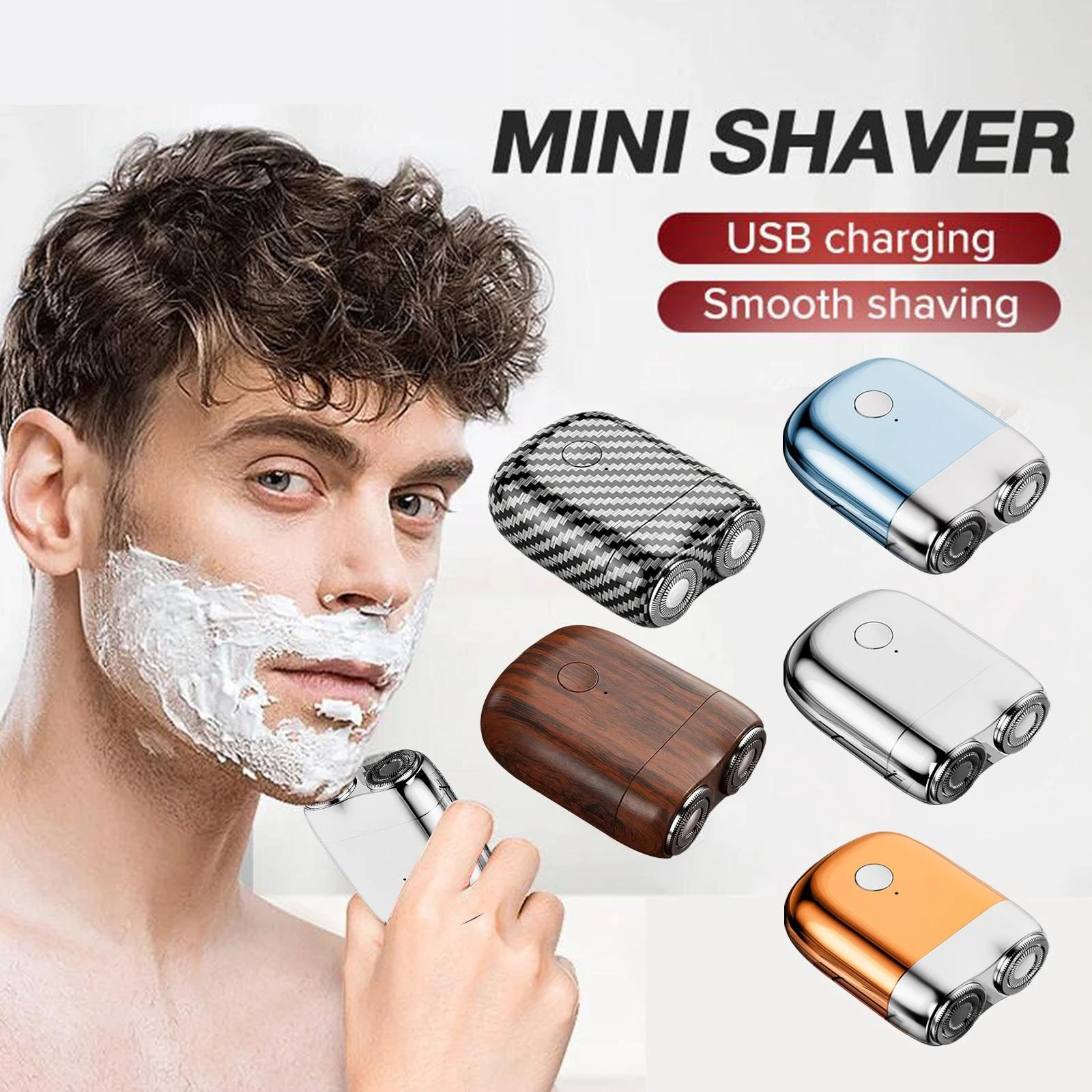 (🌲EARLY CHRISTMAS SALE - 50% OFF) 🎁New Upgrade Pocket USB Men's Shaver