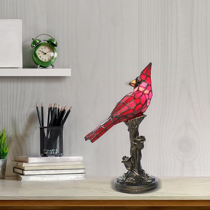 🔥Hot Sale 50% Off🐦Stained glass bird table lamp