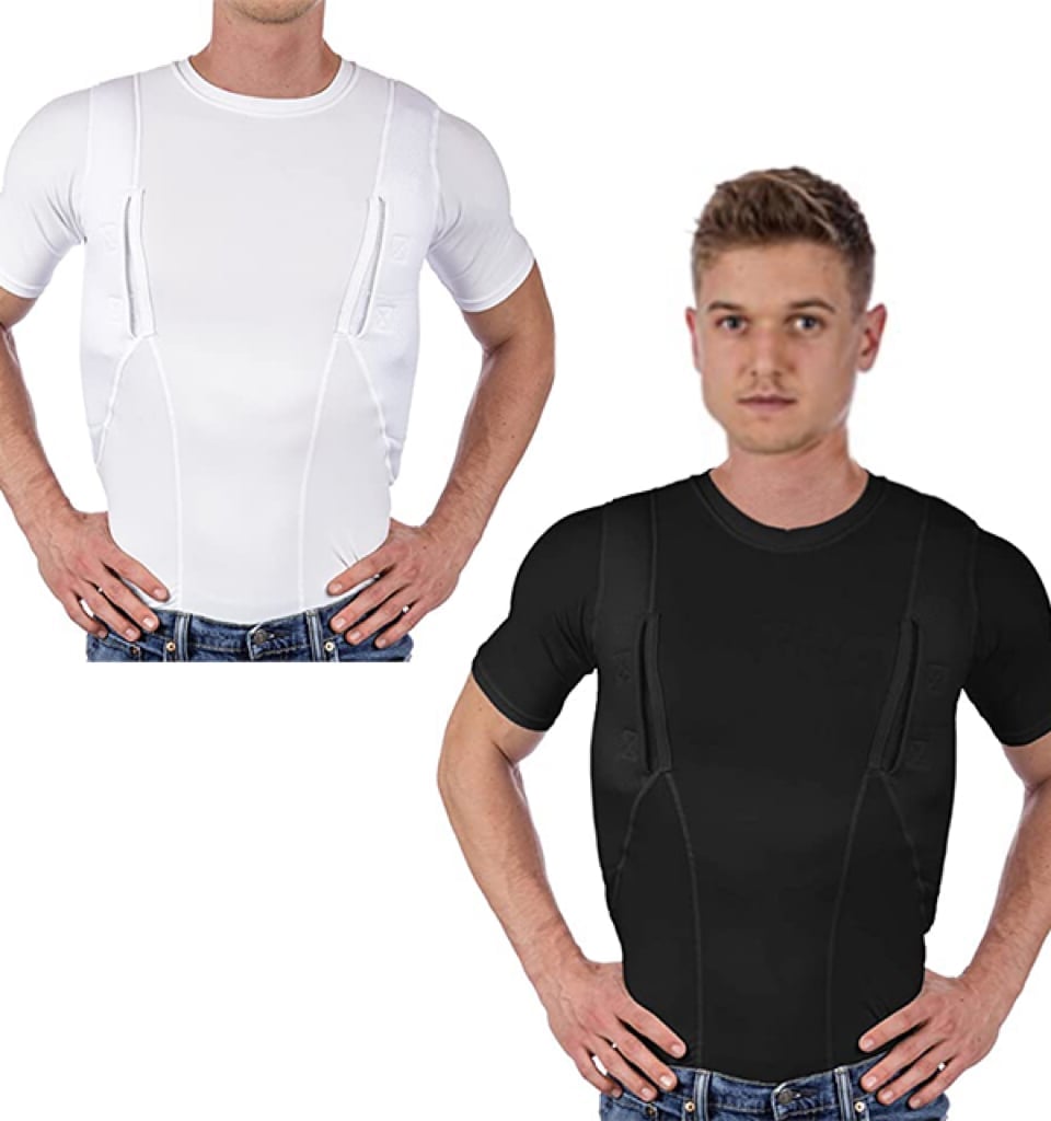 (🔥Last Day 50% OFF) MEN/WOMEN'S CONCEALED LEATHER HOLSTER T-SHIRT✨