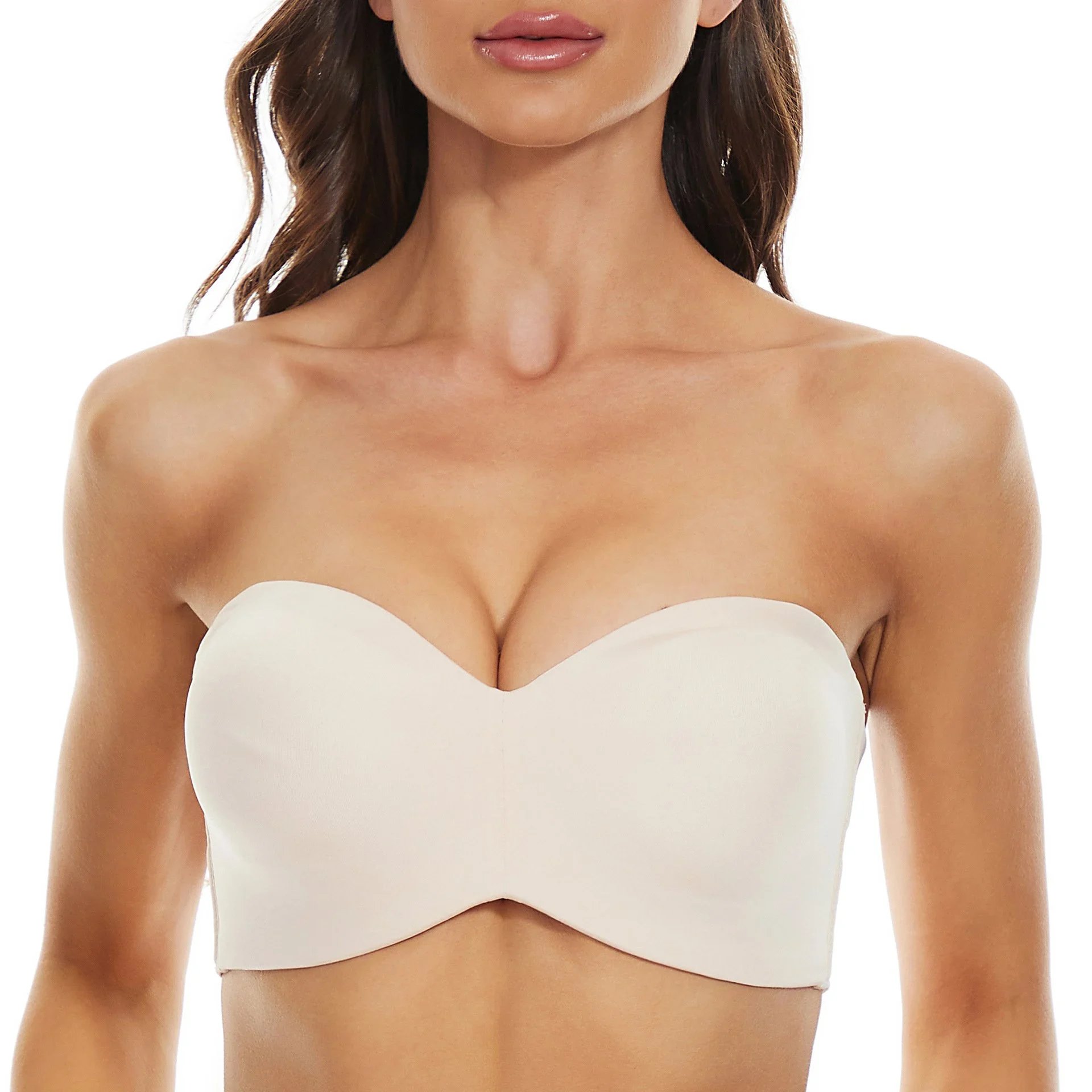 💕LAST DAY 49% OFF -🔥Full Support Non-Slip Convertible Bandeau Bra (Free Shipping)