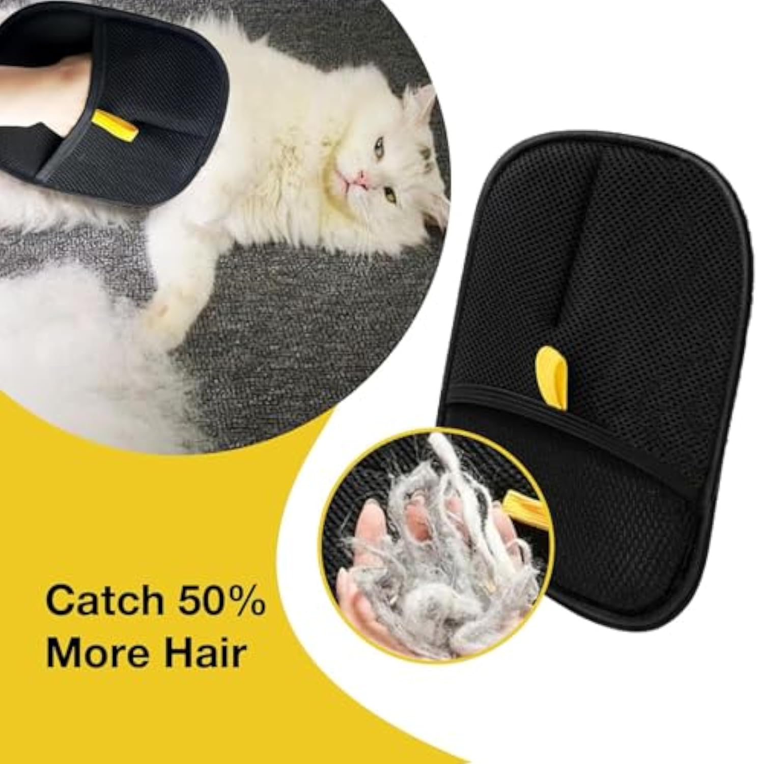 Two-way sticky brush Cat and dog hair cleaning gloves