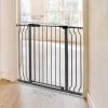 BalanceFrom Easy Walk-Thru Safety Gate for Doorways and Stairways with Auto-Close/Hold-Open Features, 30-Inch Tall, Fits 29.1 - 33.8 Inch Openings, Graphite