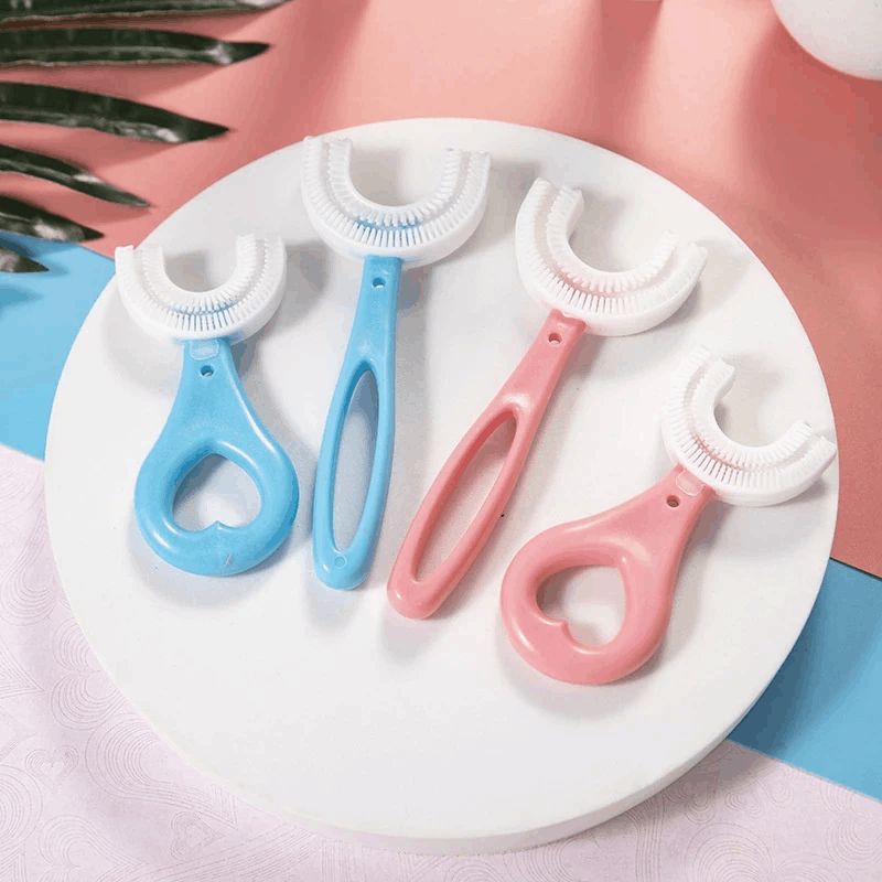 (🌲CHRISTMAS SALE NOW-48% OFF)U-shaped children's toothbrush-BUY 3 FREE SHIPPING