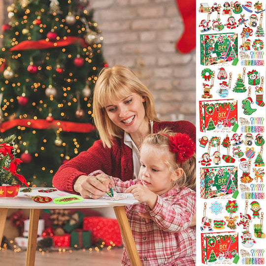 (🎅Christmas Hot Sale - 48% OFF) Christmas Diamond Painting Sticker Kit, Buy 2 get Extra 10% OFF & Free Shipping