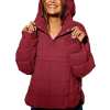 🔥Letzter Tag Verkauf 49% Rabatt🔥Damen Oversize Kapuzen-Pufferjacke, gesteppte, gepolsterte Kapuzenjacke