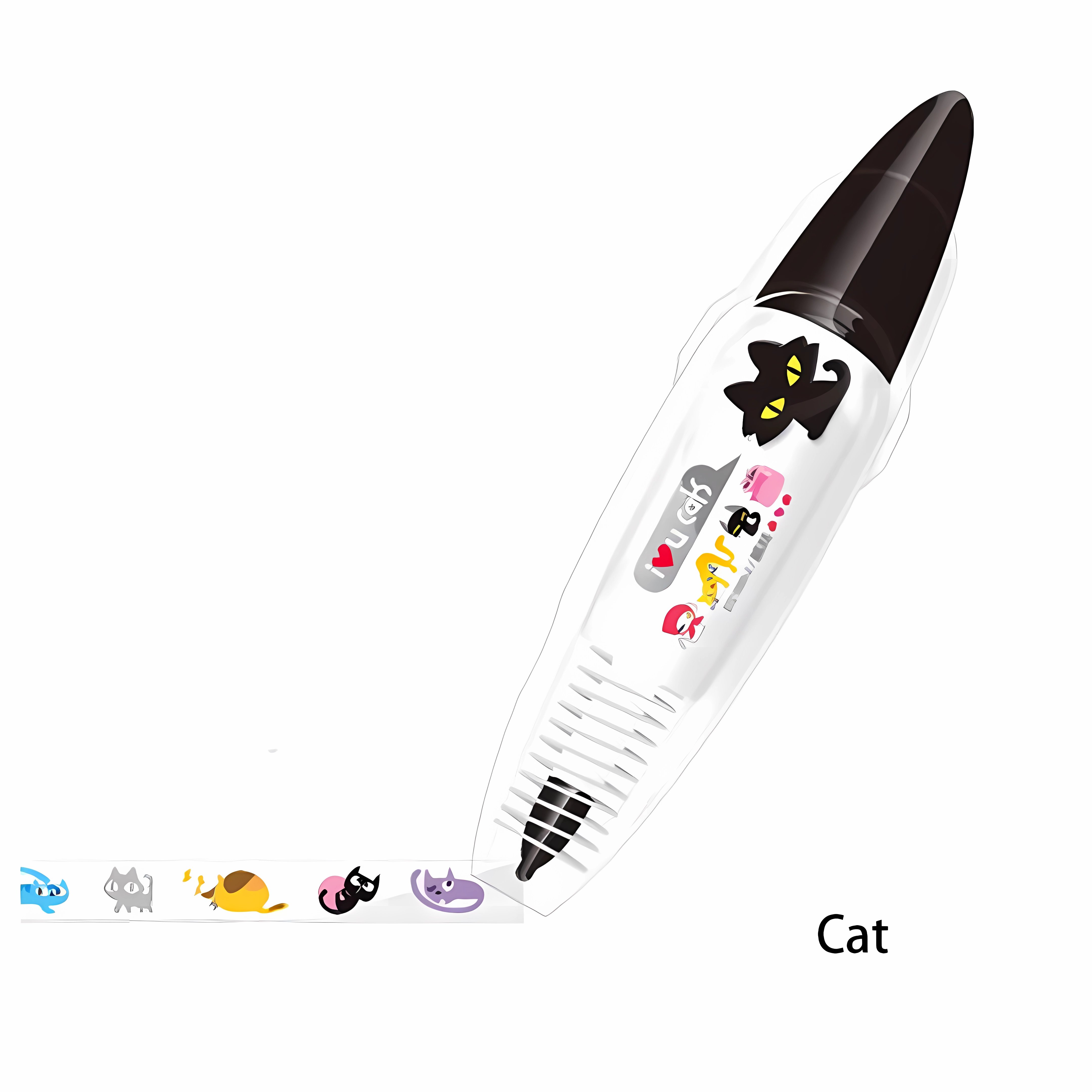 🔥 Black Friday Sale 49% Off - Cute Animals Press Type Decorative Pen