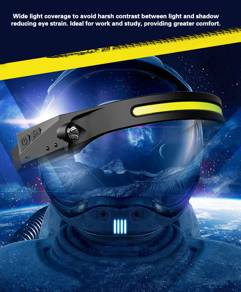 🔥Last Day Promotion - 70% OFF🎁Wave-Sensing Silicone Headlamp