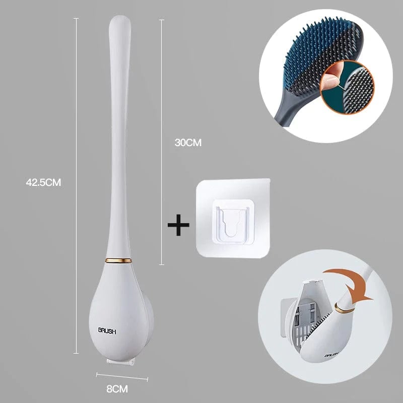 ✨Moderne flexible Toilettenbürste aus Silikon für zu Hause