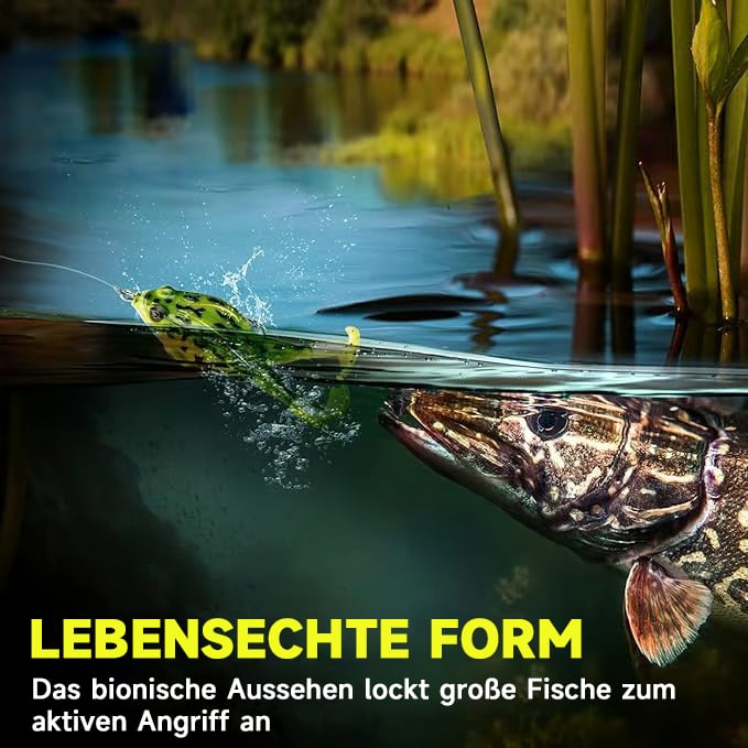 🔥Heißer Verkauf - 49% Rabatt🔥Imitation Frosch Angeln Werkzeug Doppelpropeller Beine