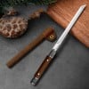 Red rosewood integrated keel sharp high-end fruit peeling knife