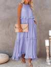 💥LAST DAY SALE 50% OFF💖Holiday Style Ruffled Long Dress