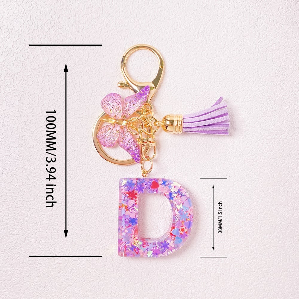 💥Special Offer - 🌼Initial Letter Keychains🦋