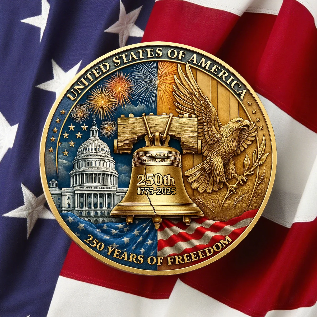 🎉Celebrate the Legacy - Commemorative 250th Anniversary U.S.Coins