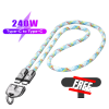 🔥Heißer Verkauf - 49% Rabatt⚡240W Lanyard Schnellladekabel mit Diebstahlsicherung