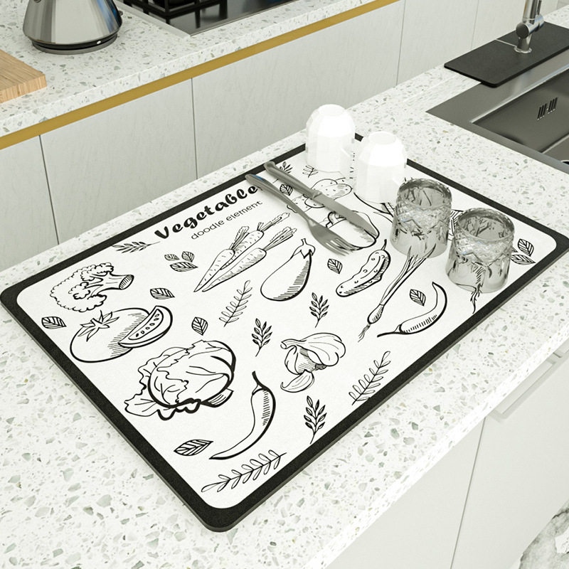 (🎄Christmas Promotion--48%OFF)Kitchen Absorbent Draining Mat