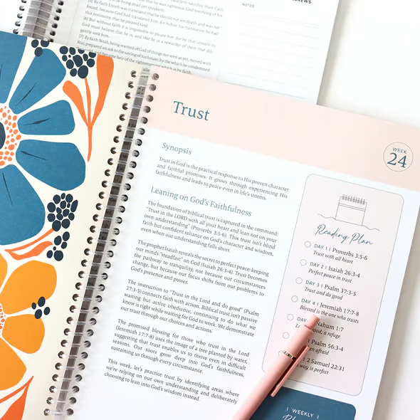 🔥✝️📚The Bible In A Year: A 52-Week Study(✨Hardcover Book)