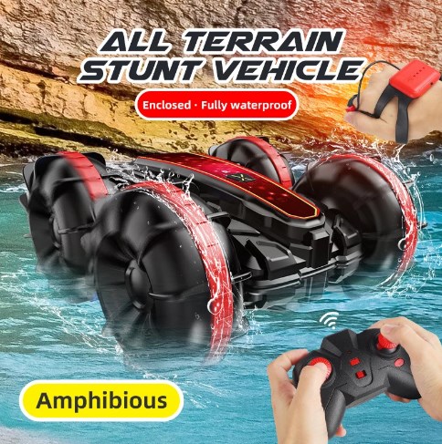 Double Sided Stunt Remote Control Amphibious Amphibious Vehicle