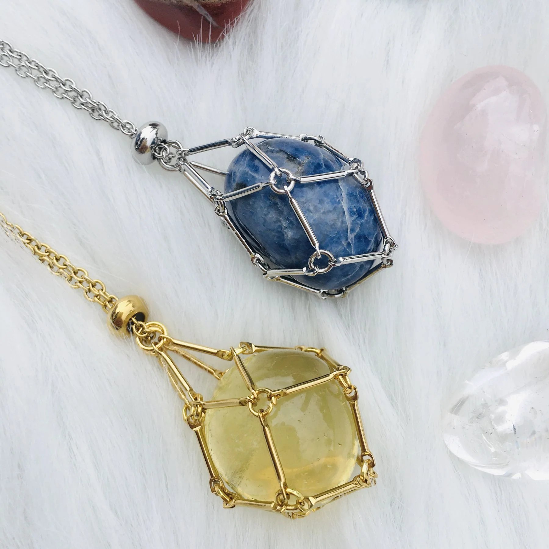 2023 Crystal Stone Holder Necklace - Free (Crystal) Gift Included🎁