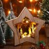 3D Christmas Nativity Scene Ornament With LED Light