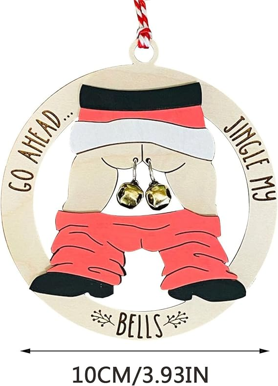 🎄Santa Butt Bell Ornament