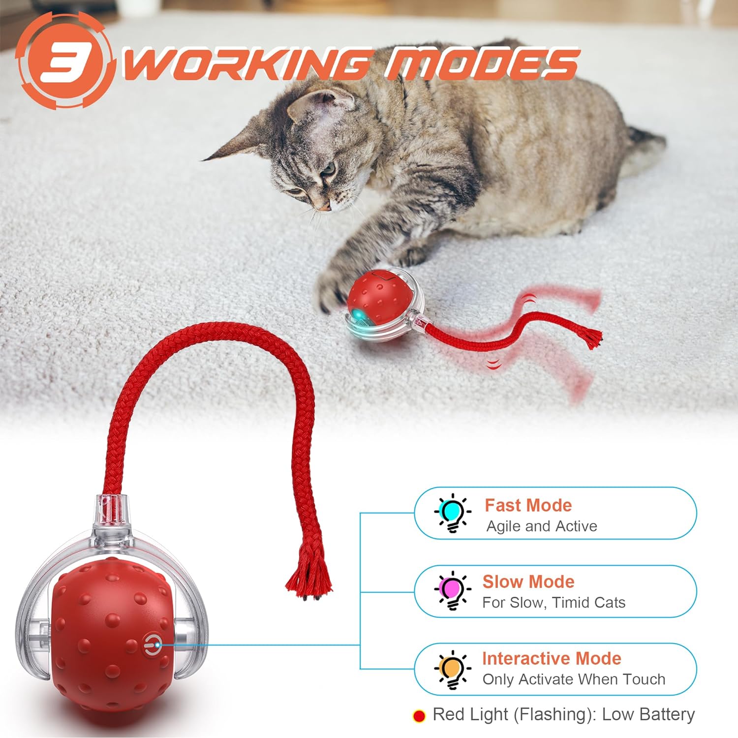 Interactive Cat Toys Ball