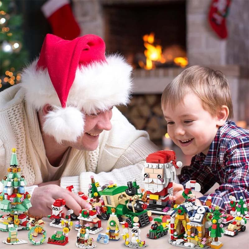 🔥Last Day Promotion 48% OFF-🎁-2024 Christmas Building Blocks Gift Box