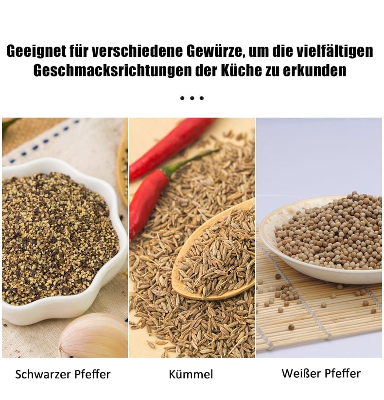 🔥Salz- und Pfeffermühle aus Edelstahl