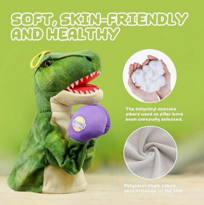 🔥Last Day Promotion - 60% OFF🎁Animal Hand Puppet - Boxing Dinosaur Puppet Toy