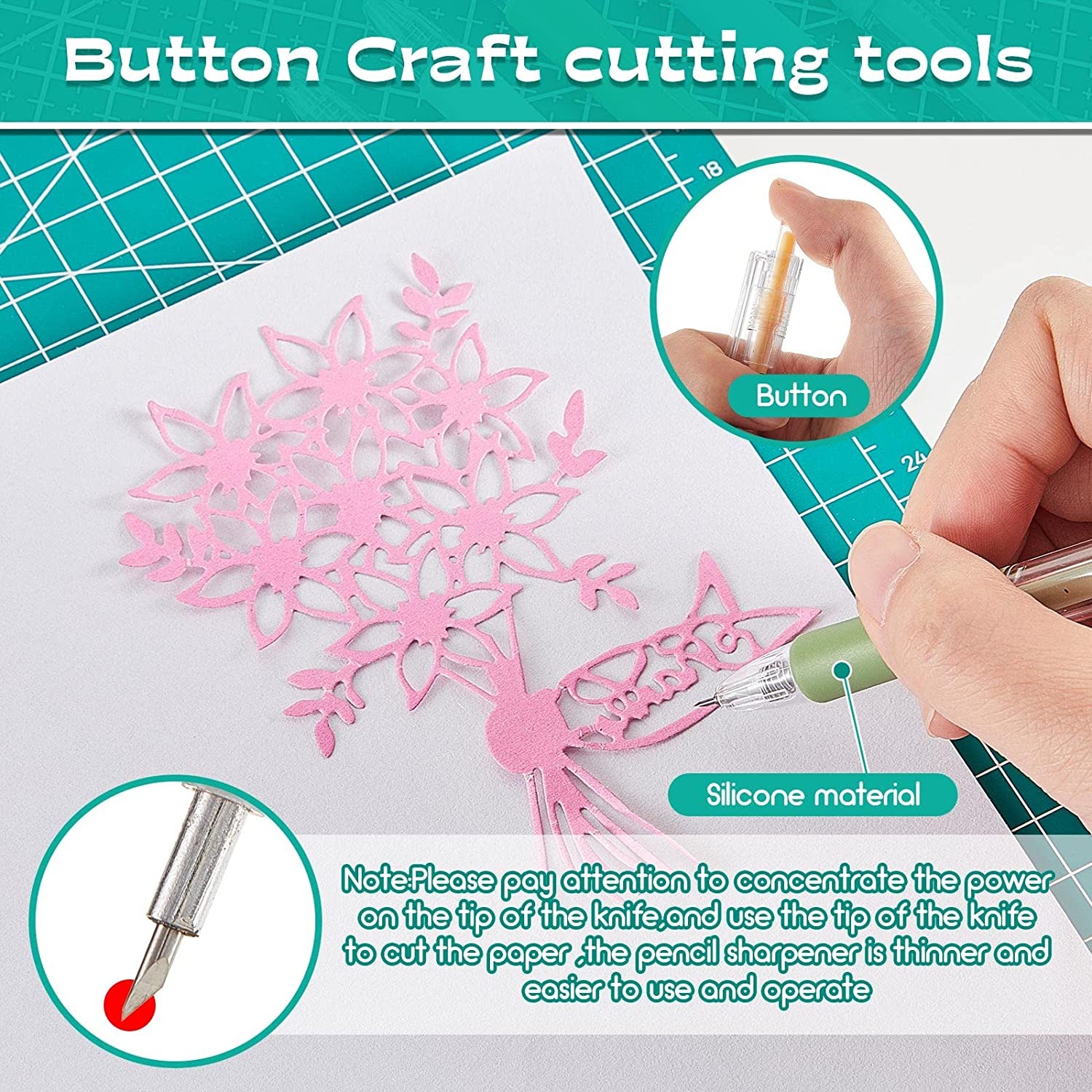 (🔥Last Day Promotion - 50% OFF) Craft Cutting Paper Pen - Buy 4 Get 4 Free & Free Shipping