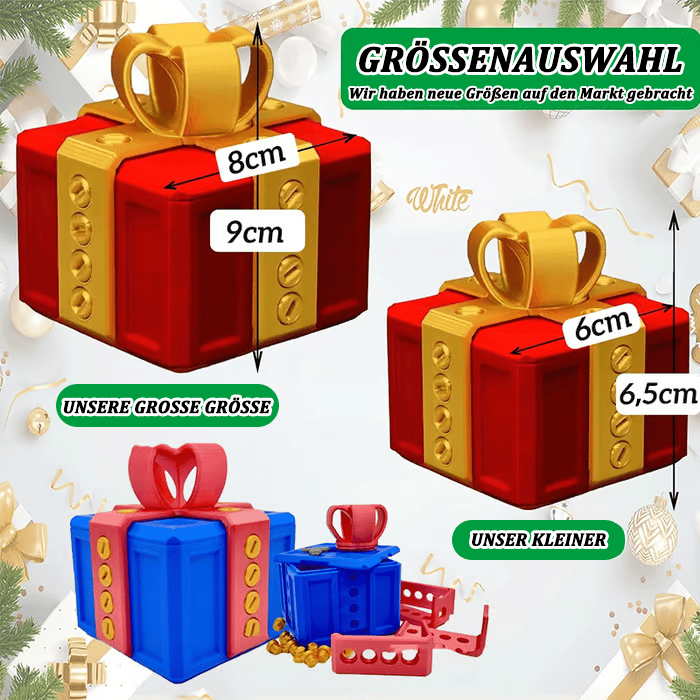 🔥Letzter Tag 49% Rabatt🎅3D gedruckte Geschenkbox