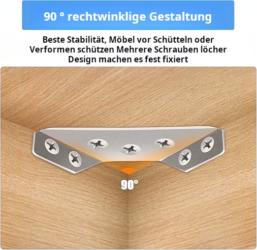 🔥Letzter Tag 50% RABATT-Universeller Eckverbinder für Möbel aus Edelstahl